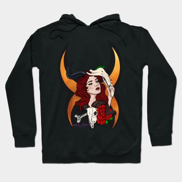 Bone collector Hoodie by theroseandraven